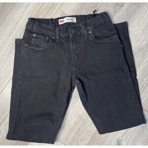 Levi’s 511 Slim Fit Jeans Black Stretch Youth Size 14 Regular 27x29